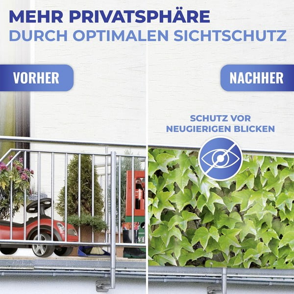 Zielona plastikowa osłona balkonowa 500x85 cm Wilder Wein – Maximex-image-4