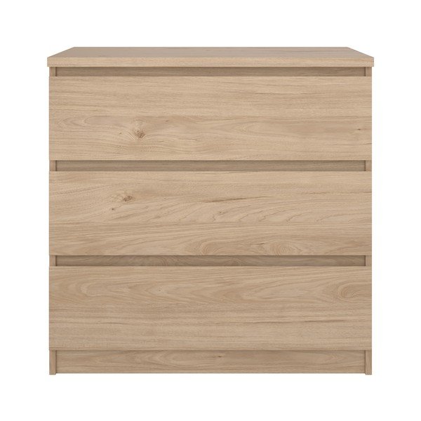 Komoda w dekorze dębu w naturalnym kolorze 77x76x50 cm Naia – Tvilum-image-2