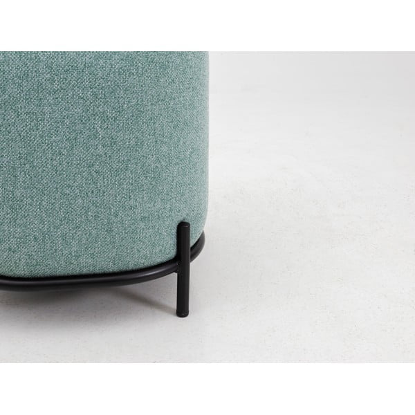 Zielonoszary puf Tenzo Harry, ø 42 cm-image-1