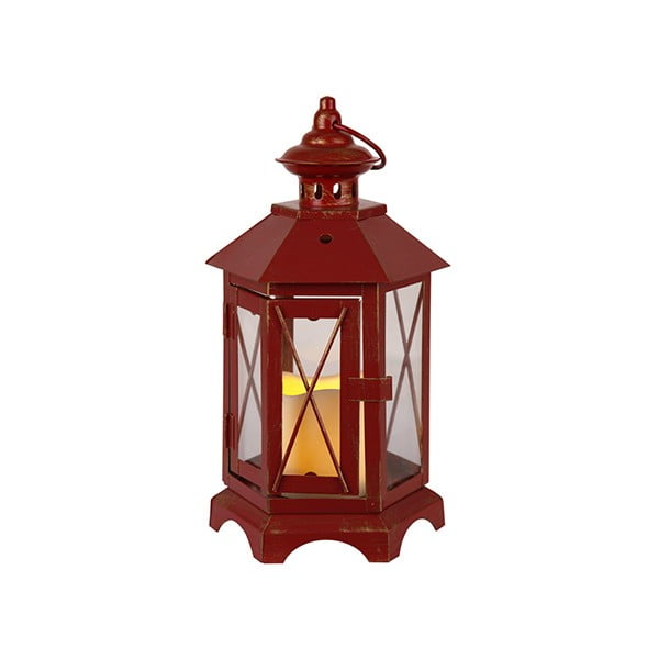 Lampion LED Eba, czerwony