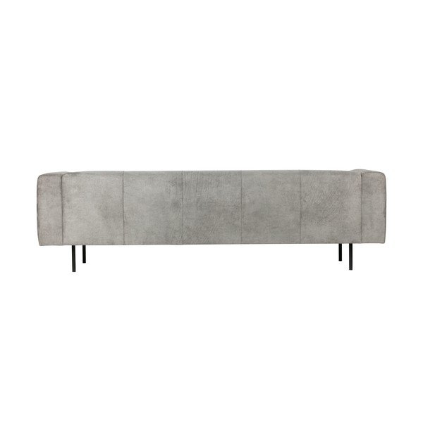 Jasnoszara sofa z imitacji skóry vtwonen Skin, 250 cm-image-3