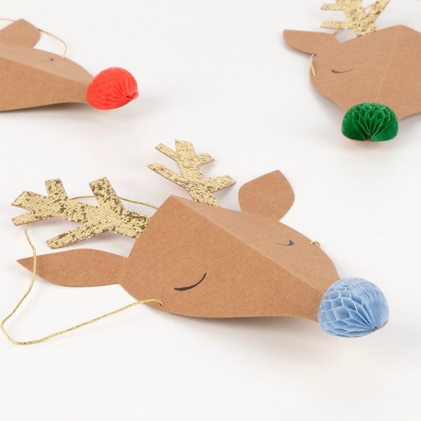 Czapeczki imprezowe zestaw 6 szt. Reindeer – Meri Meri-image-2