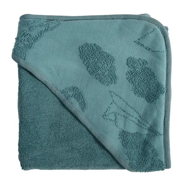 Zielononiebieski ręcznik kąpielowy z kapturem Sebra In The Sky