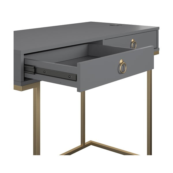 Szare biurko CosmoLiving by Cosmopolitan Camila-image-2