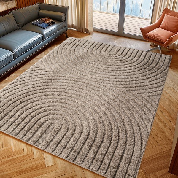 Beżowy dywan z mieszanki juty 120x170 cm Art 1122 – Ayyildiz Carpets-image-1