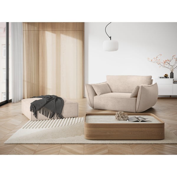 Beżowy podnóżek Vanda – Mazzini Sofas-image-1