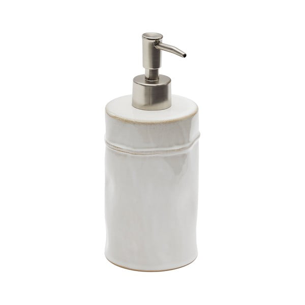 Kremowy dozownik do mydła ceramiczny 650 ml Savel – Kave Home-image-2
