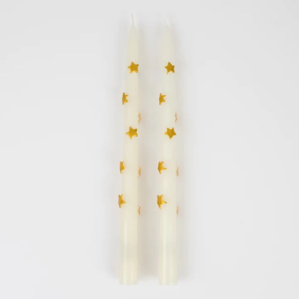 Świece zestaw 2 szt. czas palenia 5 h Star – Meri Meri-image-4