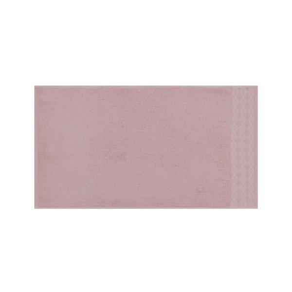 Komplet 2 różowych bawełnianych ręczników w odcieniu dusty rose Provence, 50x90 cm-image-3