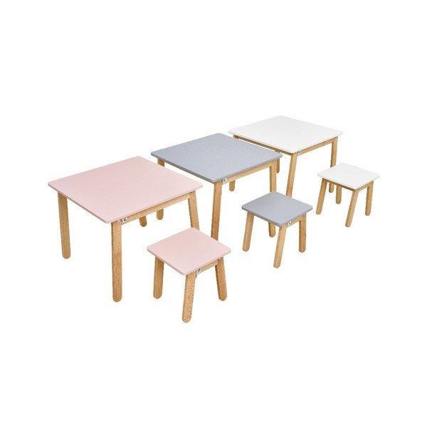 Biały stolik dziecięcy BELLAMY Woody-image-1