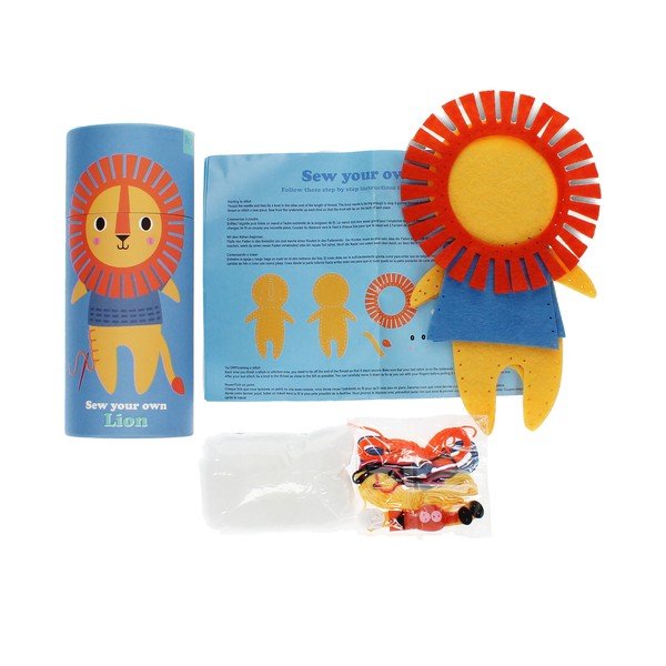 Zestaw kreatywny Sew Your Own Lion – Rex London