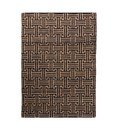 Czarno-naturalny dywan z mieszanki juty tkany ręcznie 120x170 cm Meander Jute – Flair Rugs