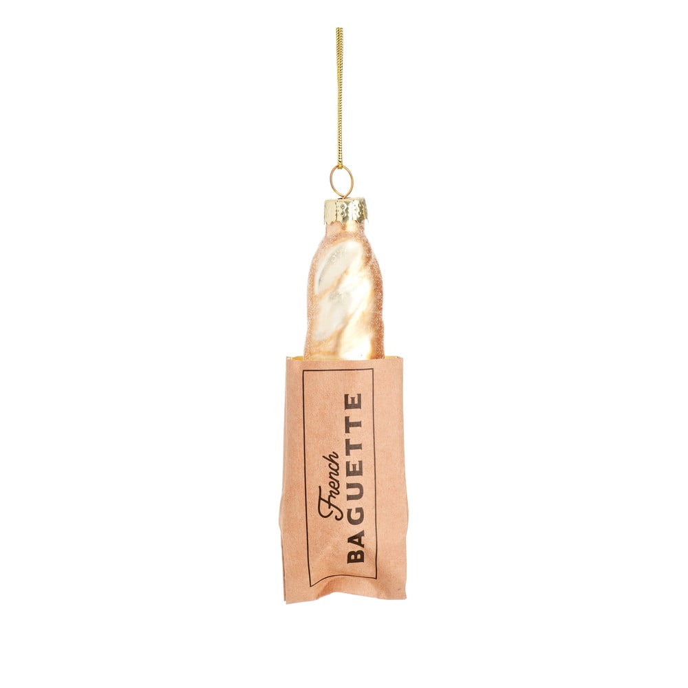 Szklana ozdoba świąteczna wykonana ręcznie 11 cm Baguette – Sass & Belle