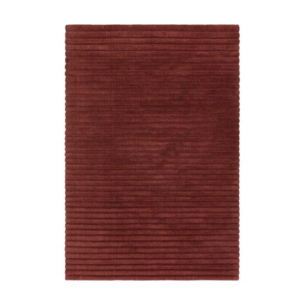 Bordowy wełniany dywan tkany ręcznie 120x170 cm – Asiatic Carpets