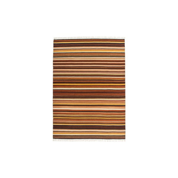 Wełniany dywan Atacama 80x150 cm, brązowy
