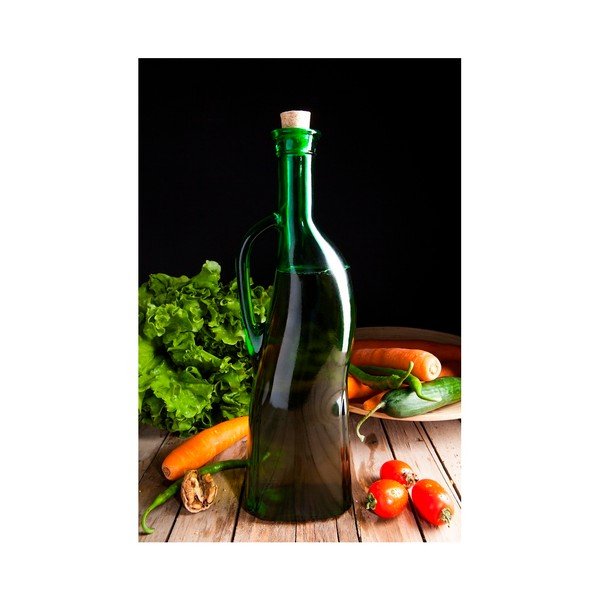 Zielona butelka na olej Mezzo, 750 ml-image-1