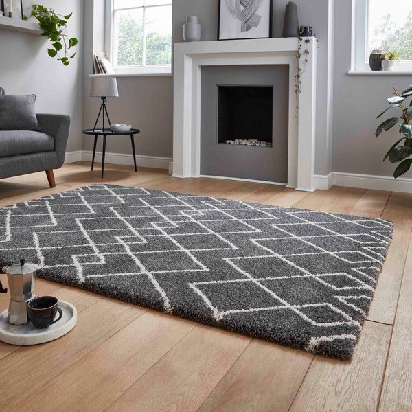 Szary dywan 120x170 cm Royal Nomadic – Think Rugs-image-2