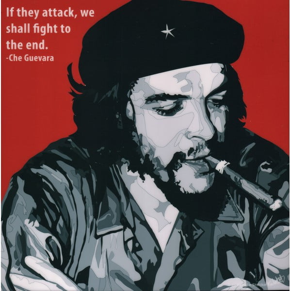Obraz "Che Guevara - If they attack, we shall fight till the end"