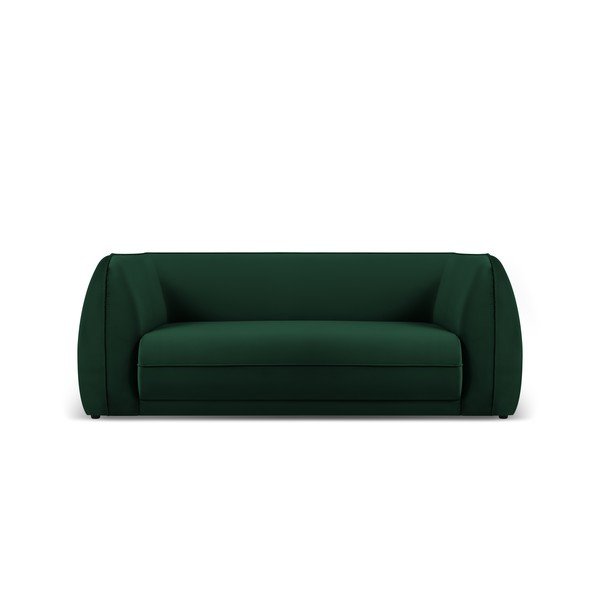 Zielona aksamitna sofa 190 cm Lando – Micadoni Home