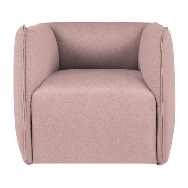 Różowy fotel Norrsken Ollo
