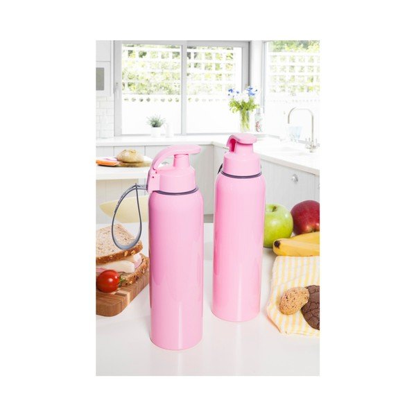 Zestaw 2 butelek na wodę Rose, 0,75 l-image-1