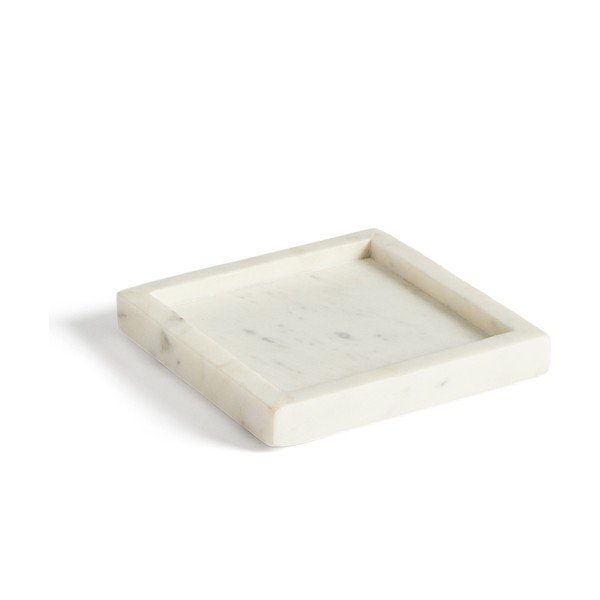 Marmurowa taca dekoracyjna 18x18 cm Serela – Kave Home