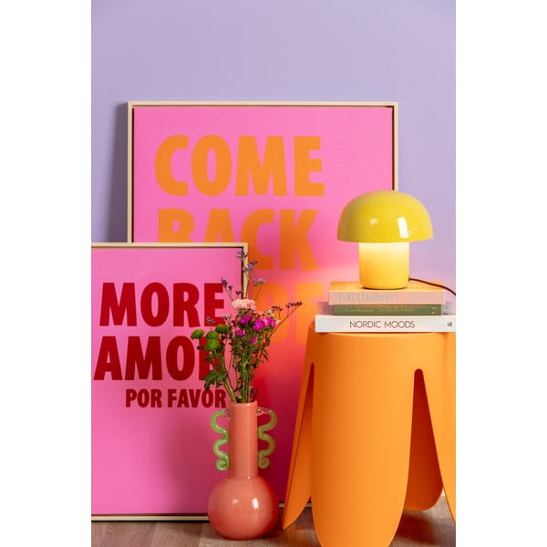 Pomarańczowy plastikowy stołek Ravish – Leitmotiv-image-1