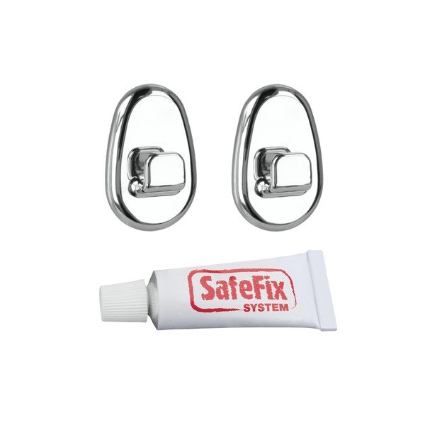 Zestaw 2 haczyków i kleju Metaltex-image-1