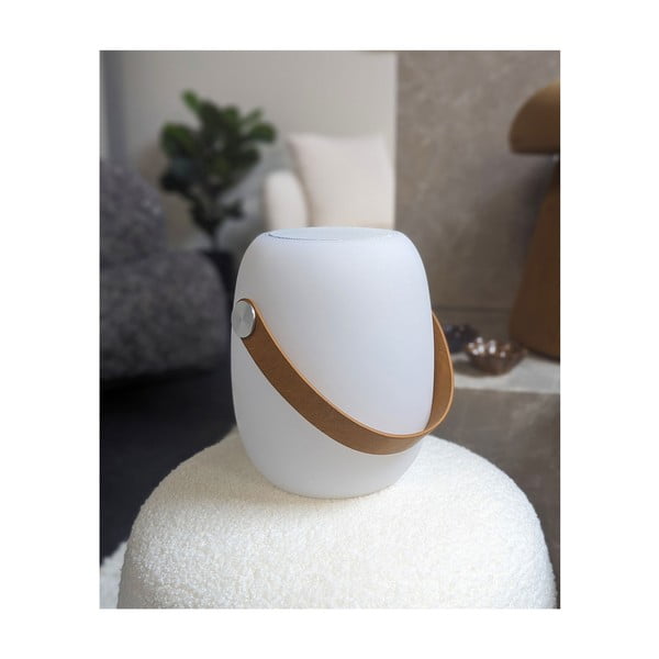 Lampa zewnętrzna LED z timerem i głośnikiem na USB ø 18 cm Cardiff – House Nordic-image-1