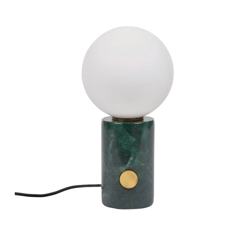Zielona lampa stołowa ze szklanym kloszem (wys. 29 cm) Lonela – Kave Home