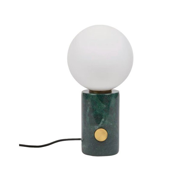 Zielona lampa stołowa ze szklanym kloszem (wys. 29 cm) Lonela – Kave Home