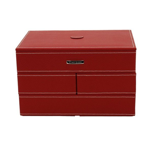 Szkatułka na biżuterię Module Red, 30x21x18 cm-image-2
