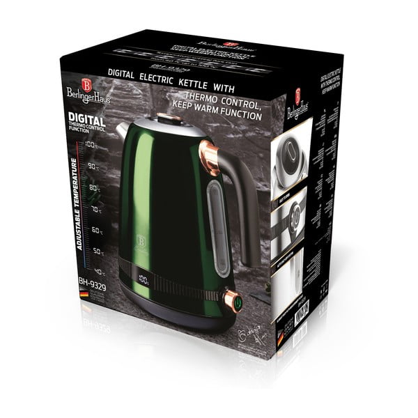 Zielony czajnik elektryczny 1,7 l Emerald Collection – BerlingerHaus-image-4