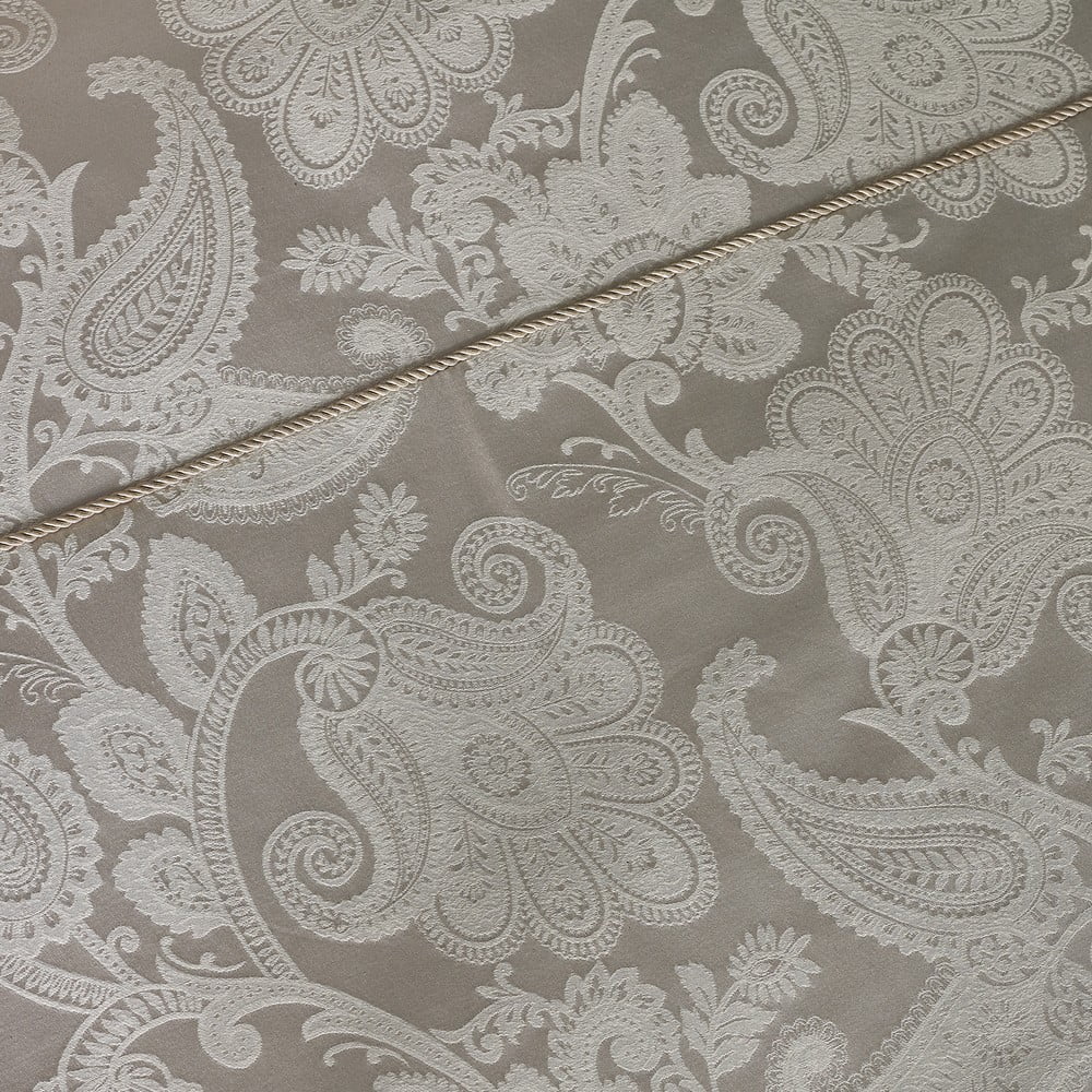Jasnobrązowa pościel jednoosobowa żakardowa 135x200 cm Opulent Jacquard – Catherine Lansfield (zdjęcie 4)