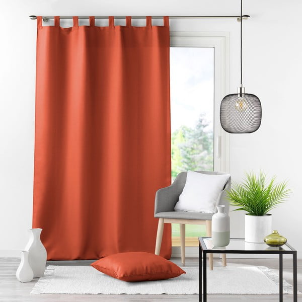 Ceglasta zasłona 140x260 cm Essentiel – douceur d'intérieur-image-4