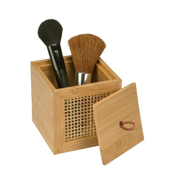 Bambusowy organizer łazienkowy Wenko Allegre, 9x9 cm-image-4