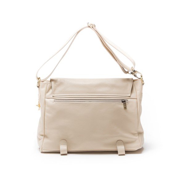 Skórzana torebka Luisa Vanini 2093 Beige-image-2