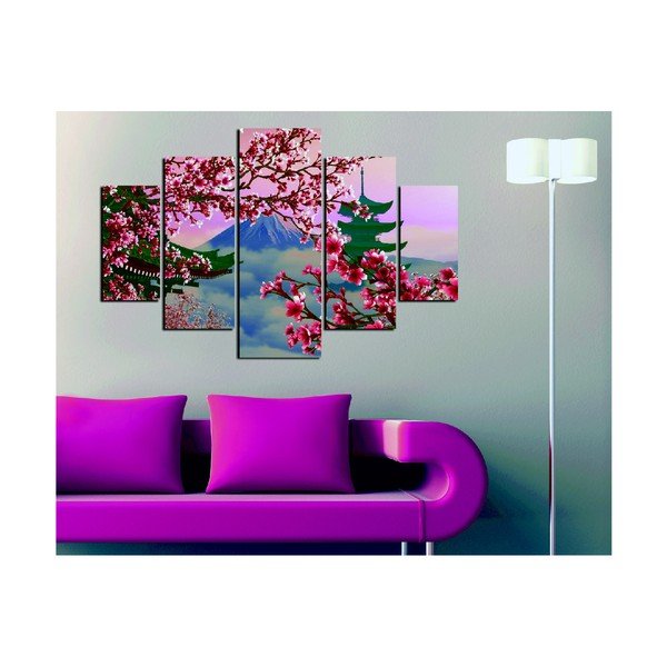 Obraz wieloczęściowy Japan View, 92x56 cm-image-1