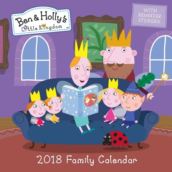 Rodzinny kalendarz wiszący 2018 Portico Designs Ben & Holly