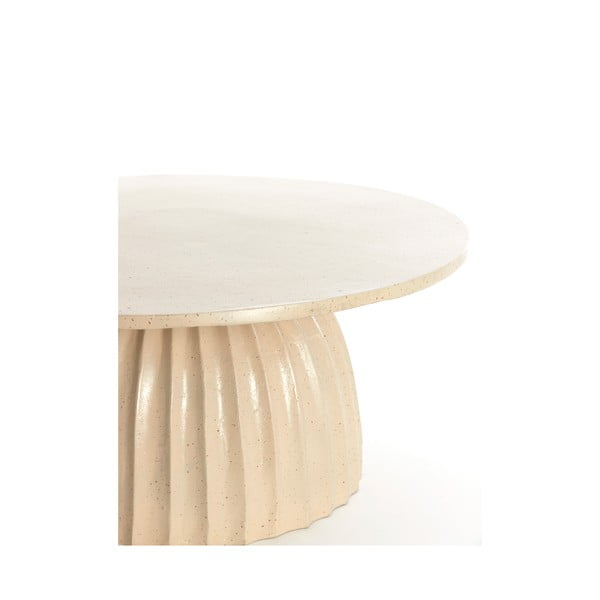 Metalowy okrągły stolik ø 70 cm Veglia – Light & Living-image-1