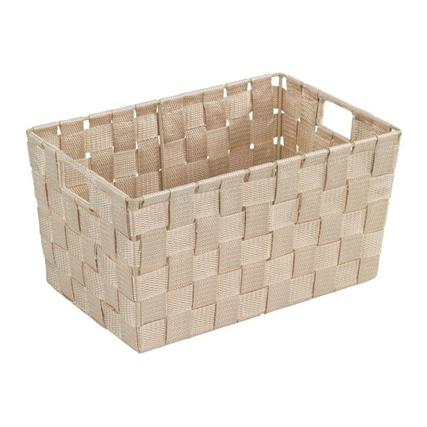 Beżowy koszyk Wenko Adria, 20x30 cm
