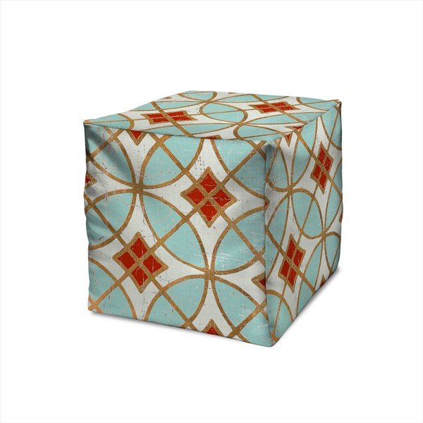 Puf Decorative Light Blue