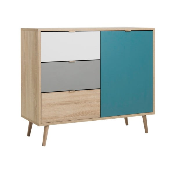 Kolorowa komoda Intertrade Cuba, 103x85 cm-image-2