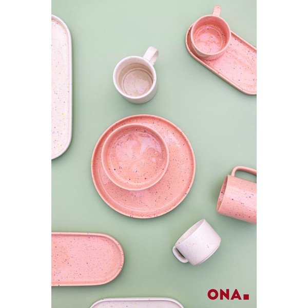 Beżowy porcelanowy talerz ø 25 cm Fika – ONA-image-3