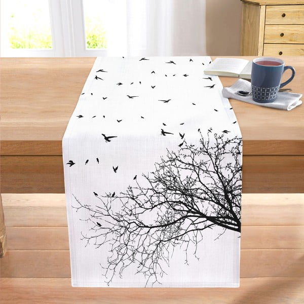Bieżnik 40x130 cm Black Tree – Mila Home-image-1