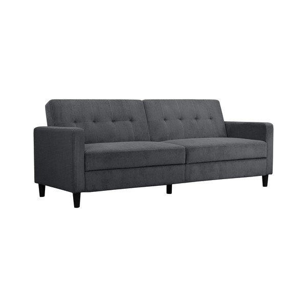 Szara sztruksowa sofa 203 cm Hartford – Støraa-image-2