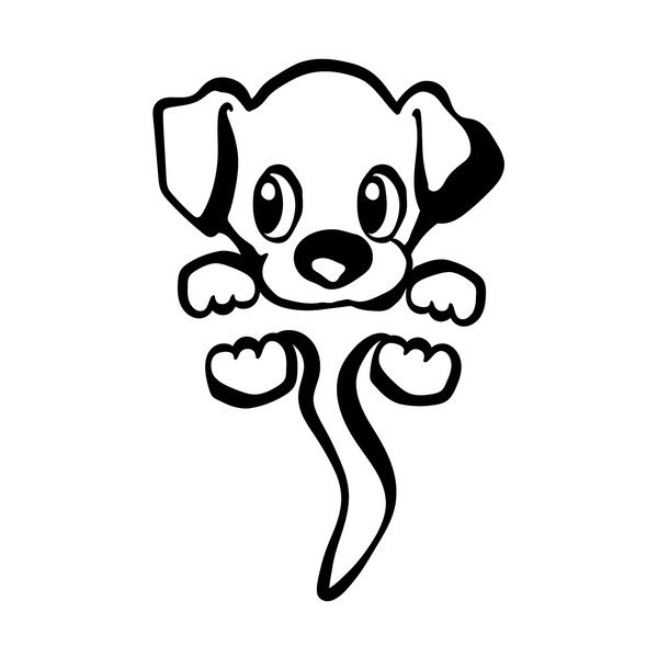 Naklejka Ambiance Cut Dog-image-2