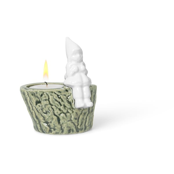 Świąteczny świecznik z porcelany i kamionki Kähler Design Christmas Tales, dł. 8,5 cm-image-4