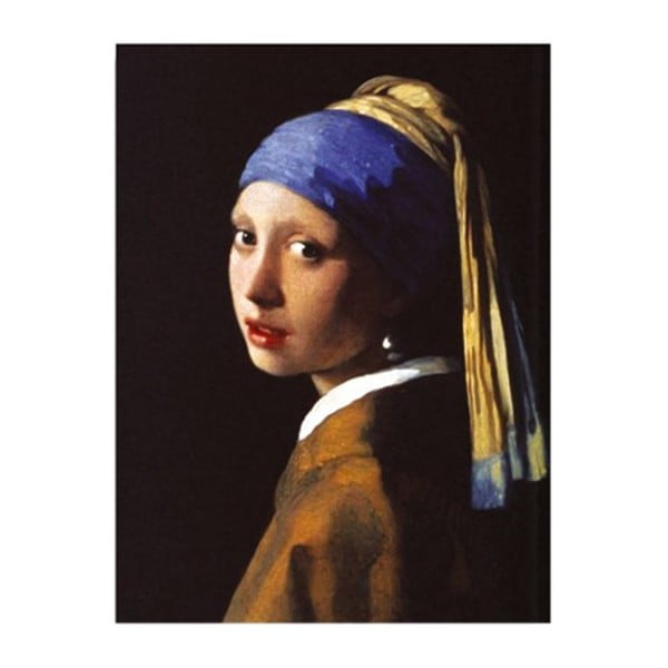 Reprodukcja obrazu na płótnie Johannes Vermeer The Girl with Pearl, 30x40 cm