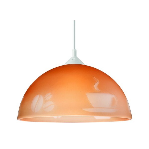 Brązowa lampa wisząca LAMKUR Tea-image-1